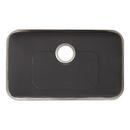 Signature Hardware Brushed Stainless Steel 29-3/4 x 18 in. Stainless Steel Single Bowl Undermount Kitchen Sink with Sound Dampening 