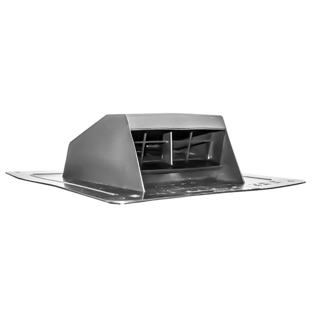 Builder's Best Black 4 in. Dryer Vent Hood Plastic 