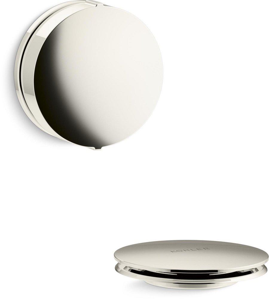 KOHLER Vibrant&reg; Polished Nickel 3-1/8 in. Metal Drain and Overflow Trim Kit 