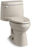 1.28 gpf Elongated One Piece Toilet with Left-Hand Trip Lever in Sandbar