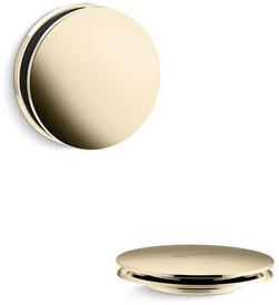 Contemporary Cable Bath Drain Trim in Vibrant French Gold