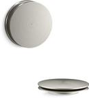 Contemporary Push Button Cable Bath Drain Trim in Vibrant Brushed Nickel