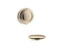 KOHLER Vibrant&reg; French Gold CABLE Bath Drain TRIM Traditional Rotary 