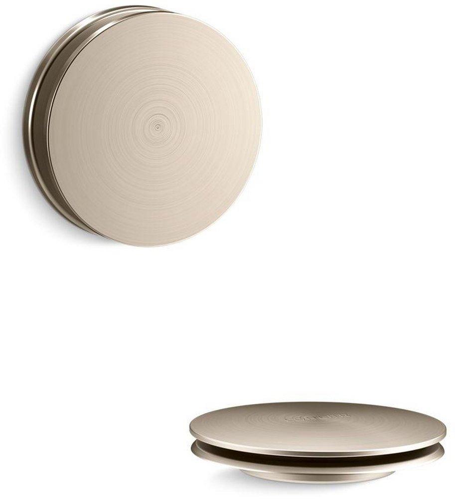 KOHLER Vibrant&reg; Brushed Bronze 3 in. Metal Drain and Overflow Trim Kit 