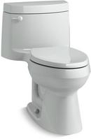 1.28 gpf Elongated One Piece Toilet with Left-Hand Trip Lever in Ice™ Grey