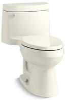 KOHLER Biscuit 1.28 gpf Elongated One Piece Toilet with Left-Hand Trip Lever 