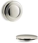 Traditional Push Button Cable Bath Drain Trim in Vibrant Polished Nickel