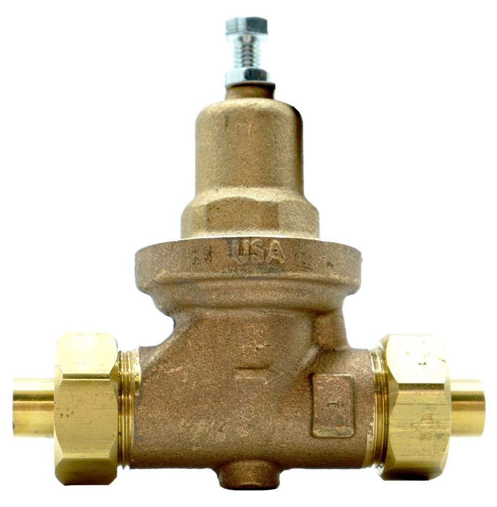 Apollo Valves 75# 300 psig Bronze Double Union Solder Pressure Reducing Valve 