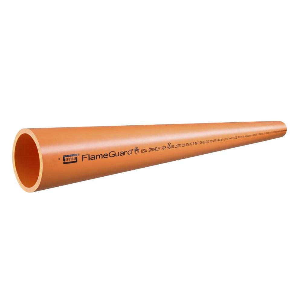 Spears&reg; Manufacturing Company Orange 10 ft. Plain End SDR 13.5 Plastic Sprinkler Pipe 