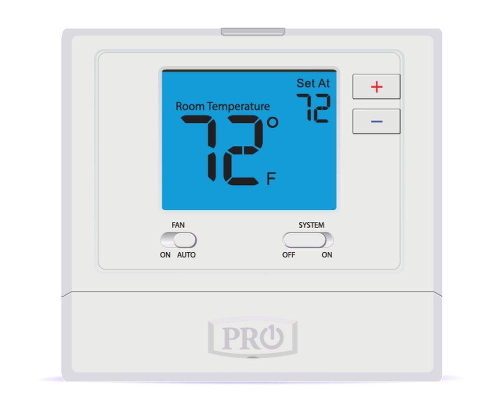 Pro1 IAQ White 1H/1C Non-programmable Thermostat 