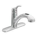 Single Handle Pull Out Kitchen Faucet in Chrome