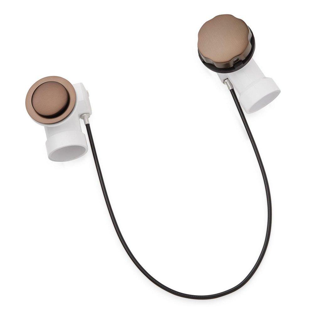 Signature Hardware Oil Rubbed Bronze 22 in. PVC Cable Drain 