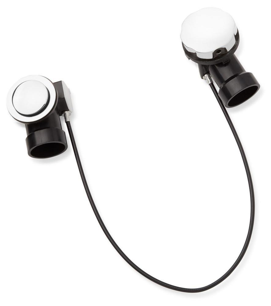 Signature Hardware Chrome 22 in. ABS Cable Drain 