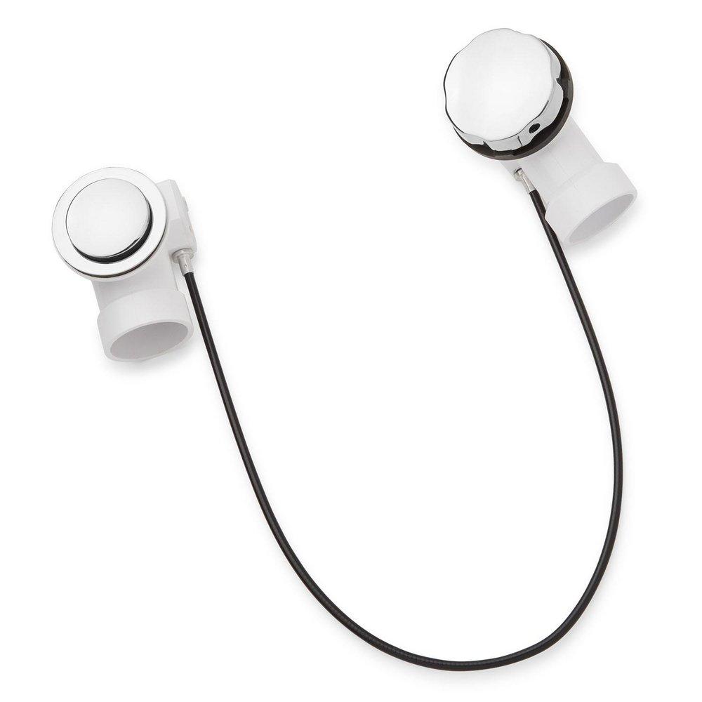 Signature Hardware Chrome 27 in. PVC Cable Drain 