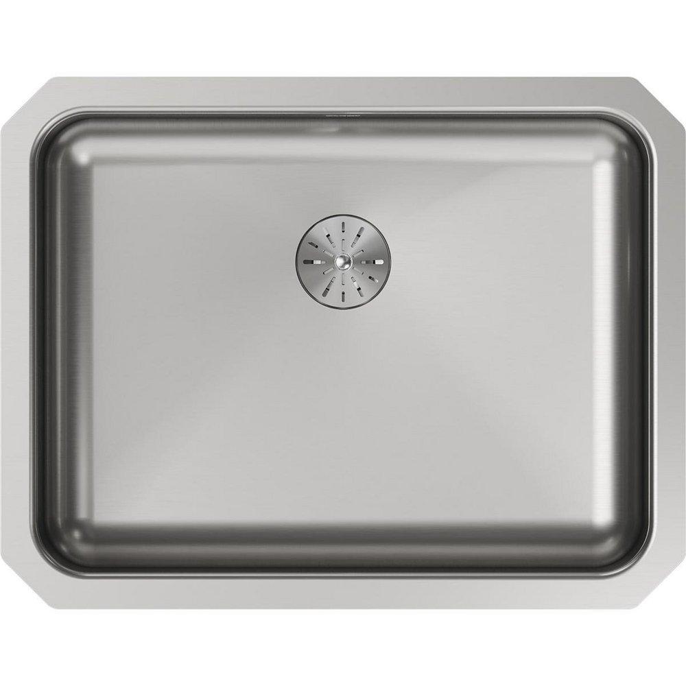 Elkay Lustrous Satin 23-1/2 x 18-1/4 in. No Hole Stainless Steel Single Bowl Undermount Kitchen Sink 
