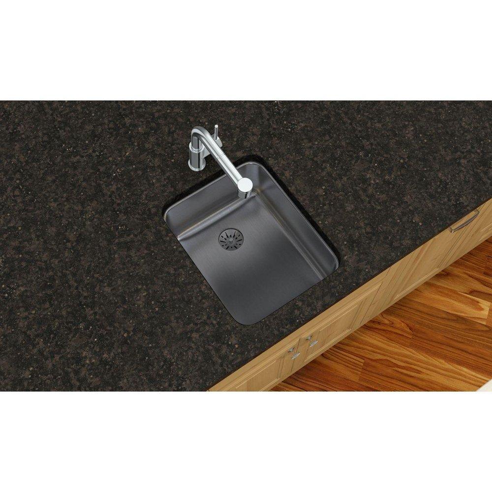 Elkay Lustrous Satin 16-1/2 x 20-1/2 in. Undermount Stainless Steel Bar Sink 