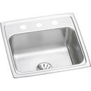 19-1/2 x 19 in. 3 Hole Stainless Steel Single Bowl Drop-in Kitchen Sink in Lustrous Satin