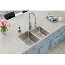 Elkay Lustrous Satin 31-1/4 x 20-1/2 in. No Hole Stainless Steel Double Bowl Undermount Kitchen Sink 