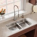 Elkay Lustrous Satin 30-3/4 x 18-1/2 in. No Hole Stainless Steel Double Bowl Undermount Kitchen Sink 