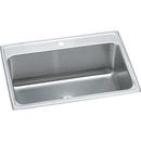 31 in. Drop-in Stainless Steel Single Bowl Kitchen Sink in Lustrous Satin