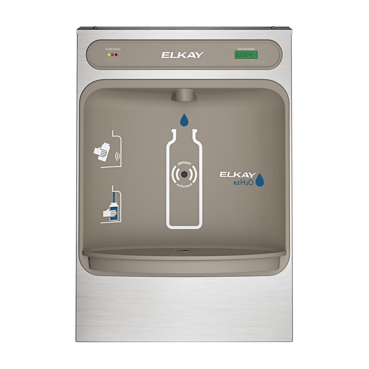 Elkay Stainless Steel Stainless Steel Indoor Bottle Filling Station 