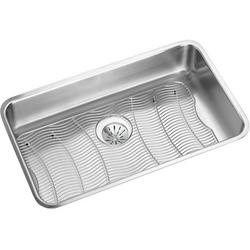 30-1/2 in. Undermount Stainless Steel Single Bowl Kitchen Sink in Lustrous Satin