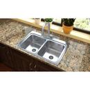 Elkay Lustrous Satin 33 x 22 in. Stainless Steel Double Bowl Drop-in Kitchen Sink in Lustrous Satin 