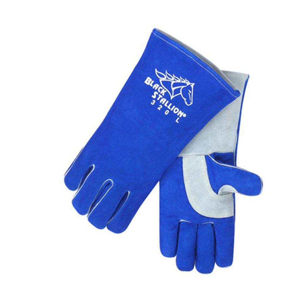 Revco Industries Blue Cowhide Stick Weld Glove 
