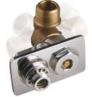 Chrome Plated 1 x 3/4 in. MNPT and Sweat x GHT Wall Hydrant