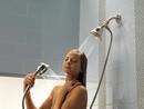Delta Faucet Brilliance Stainless 1/2 x 5-3/4 x 2-5/16 in. NPT Brass Shower Arm and Flange 