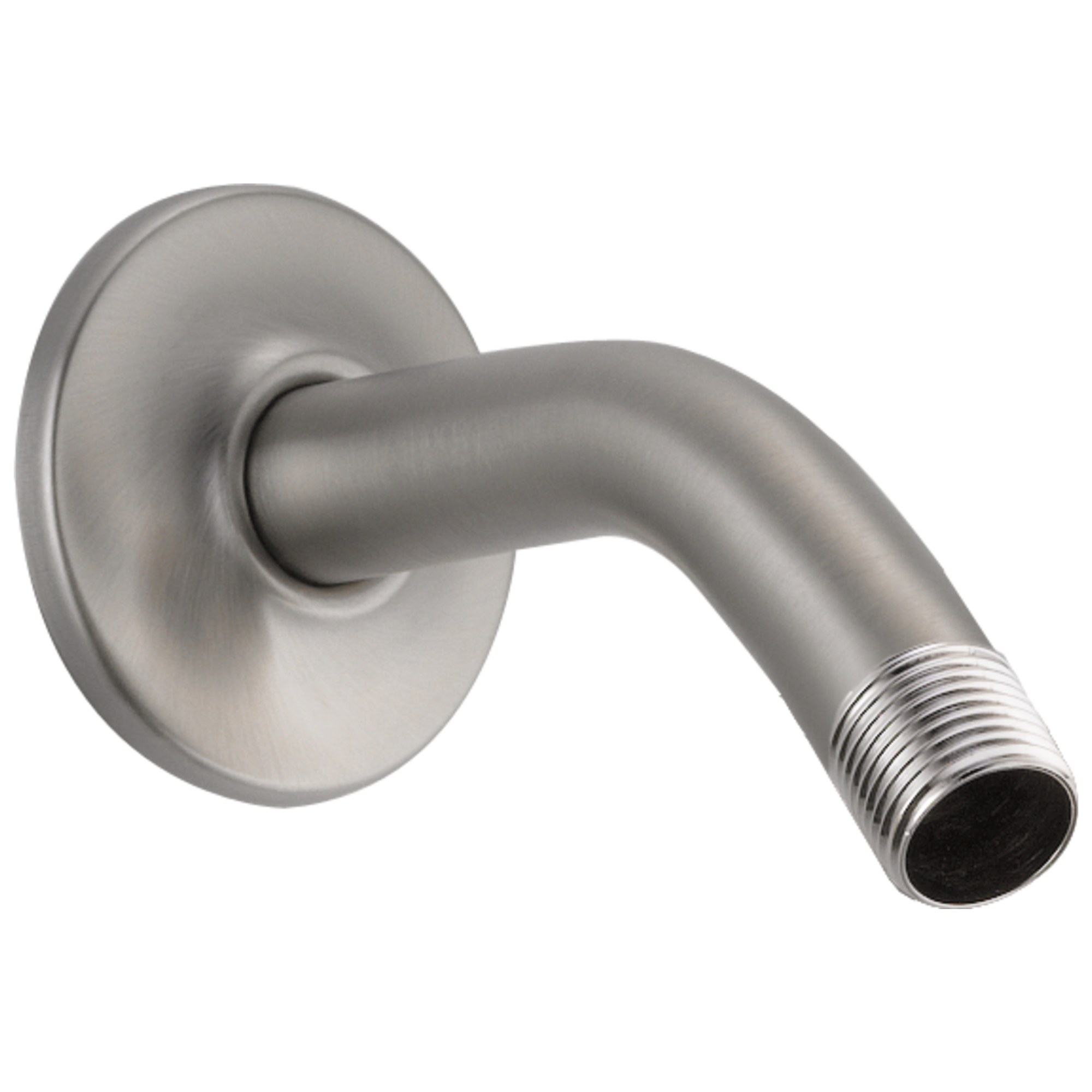 Delta Faucet Brilliance Stainless 1/2 x 5-3/4 x 2-5/16 in. NPT Brass Shower Arm and Flange 