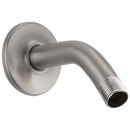 Delta Faucet Brilliance Stainless 1/2 x 5-3/4 x 2-5/16 in. NPT Brass Shower Arm and Flange 