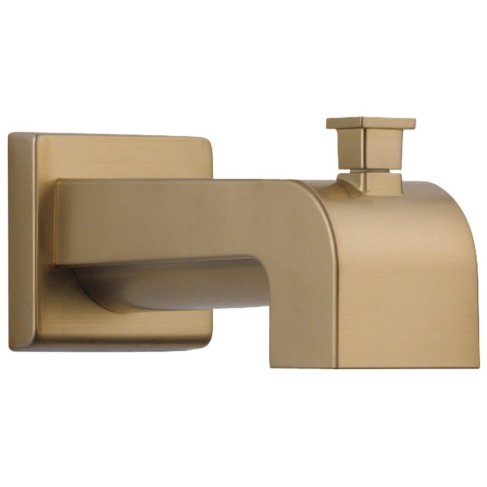 Delta Faucet Champagne Bronze Tub Spout - Pull-Up Diverter 