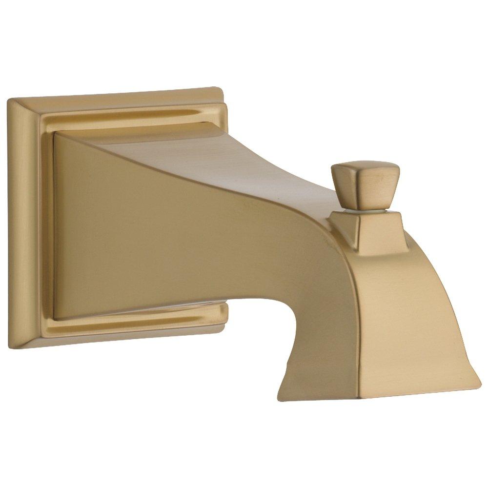 Delta Faucet Champagne Bronze 7-1/2 in. Pull-Up Diverter Tub Spout 