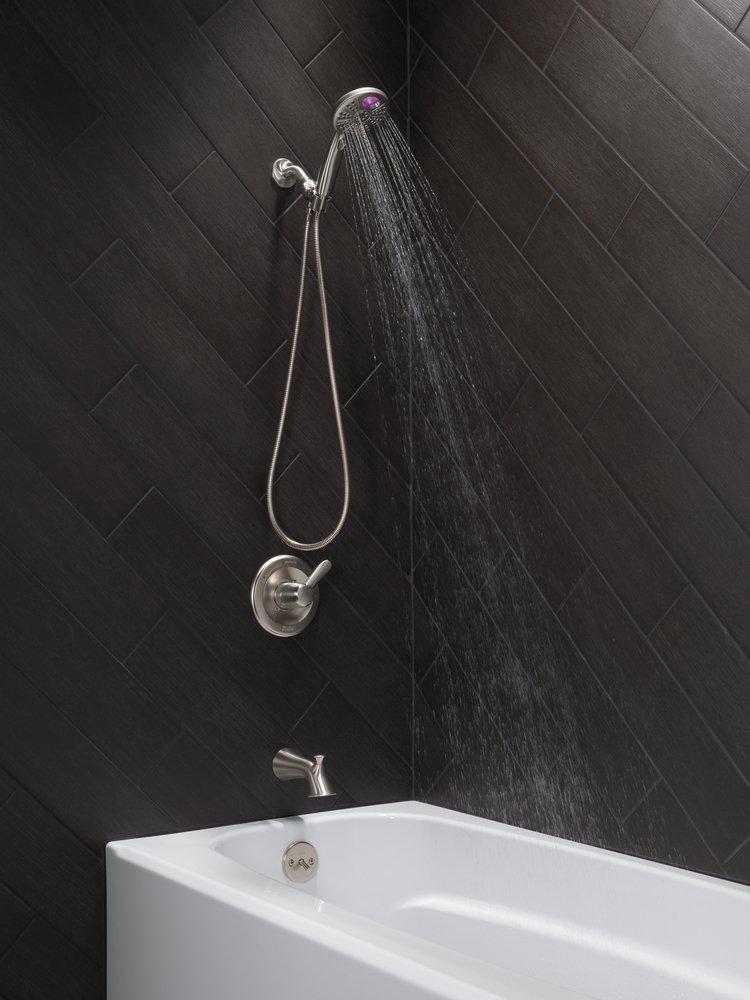 Delta Faucet Champagne Bronze Wall Mount Tub Spout Pop-Up Diverter 