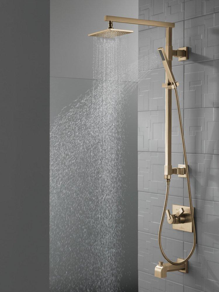 Delta Faucet Brilliance&reg; Champagne Bronze Single Function Full Body Showerhead 