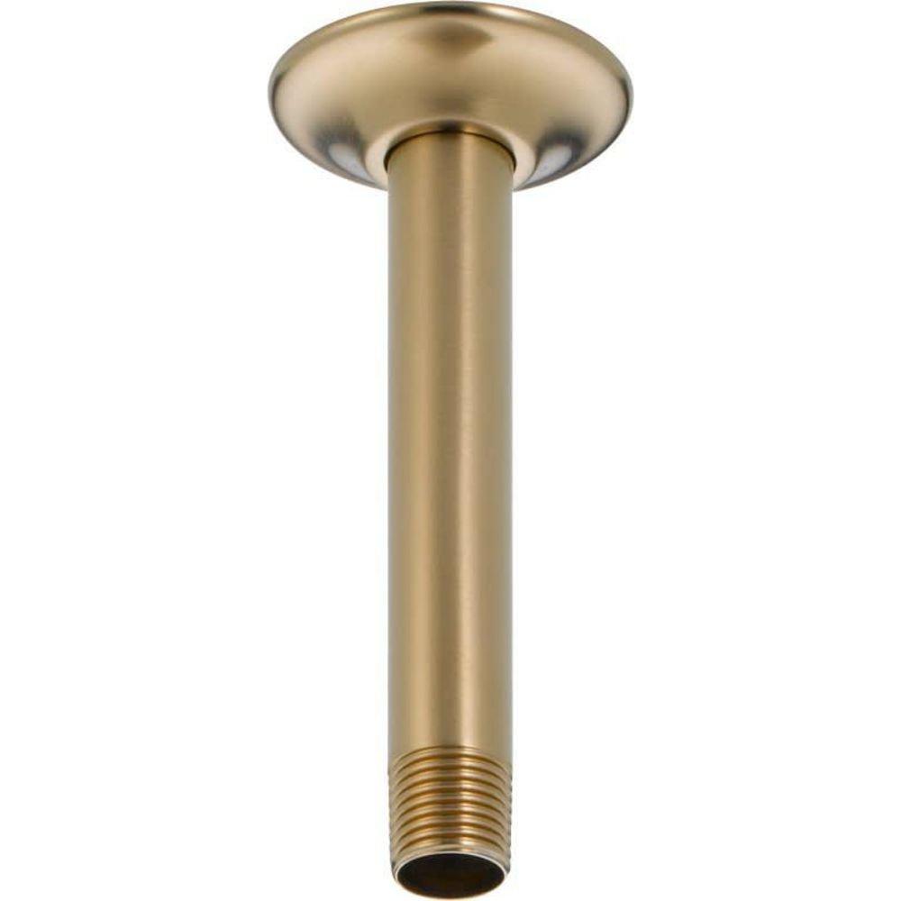 Delta Faucet Champagne Bronze 1/2 x 2-3/8 x 6 in. MNPT Brass Shower Arm and Flange 