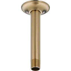 6 in. Shower Arm and Flange in Champagne Bronze