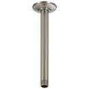 Delta Faucet Brilliance&reg; Stainless 1/2 x 10 x 2-1/2 in. Shower Arm and Flange 