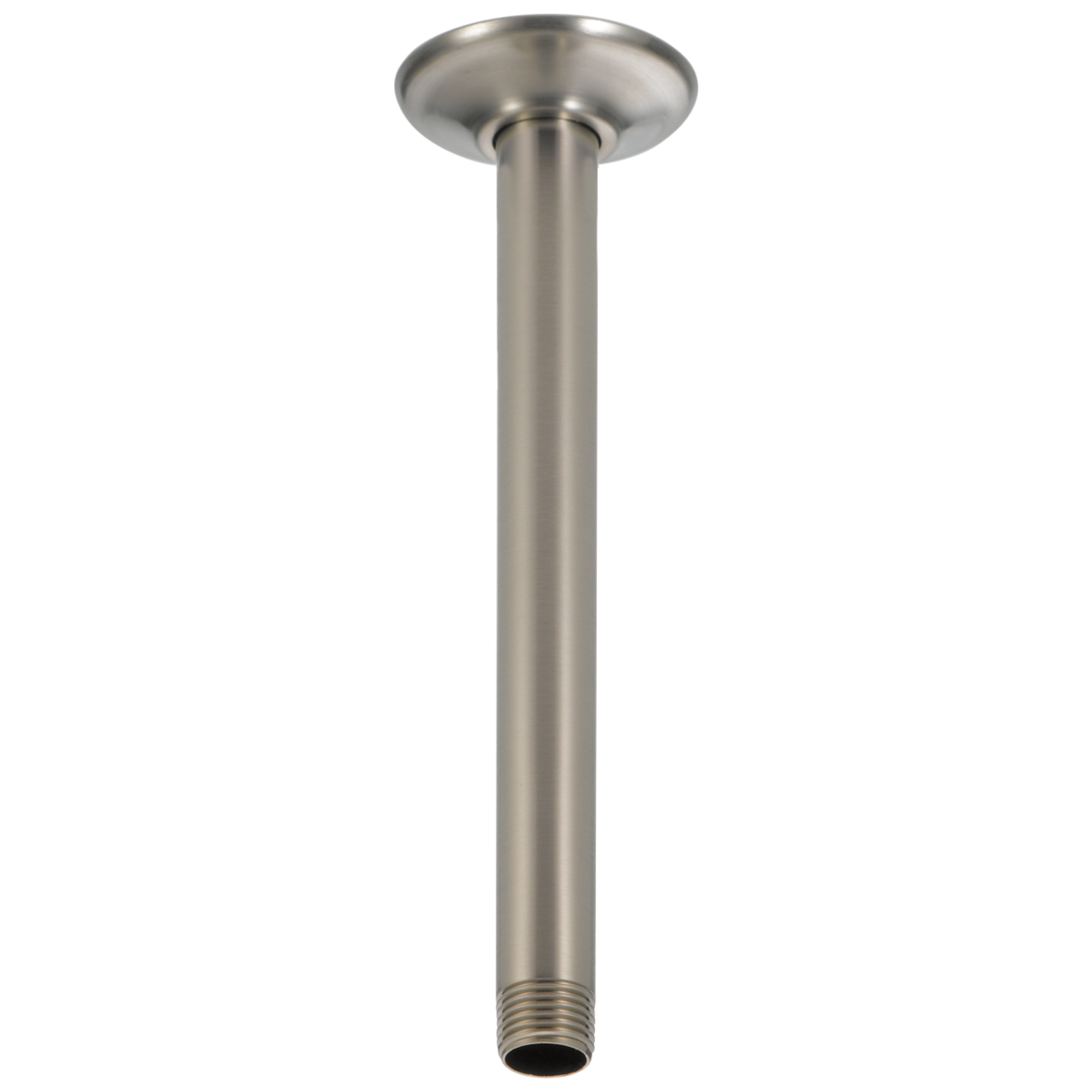 Delta Faucet Brilliance Stainless 1/2 x 10 x 2-1/2 in. NPT Brass, Metal and Stainless Steel Shower Arm and Flange 