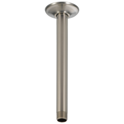 1/2 x 10 x 2-1/2 in. Shower Arm and Flange in Brilliance&reg; Stainless