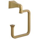 Square Open Towel Ring in Brilliance® Champagne Bronze