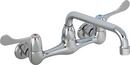 Delta Faucet Chrome Two Wristblade Handle Wall Mount Service Faucet 