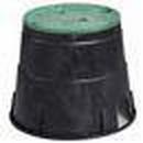 Lincoln Products&reg; Round Irrigation Valve Box with Cover 