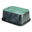 12 in. Plastic Motor Box & Solid Green Lid