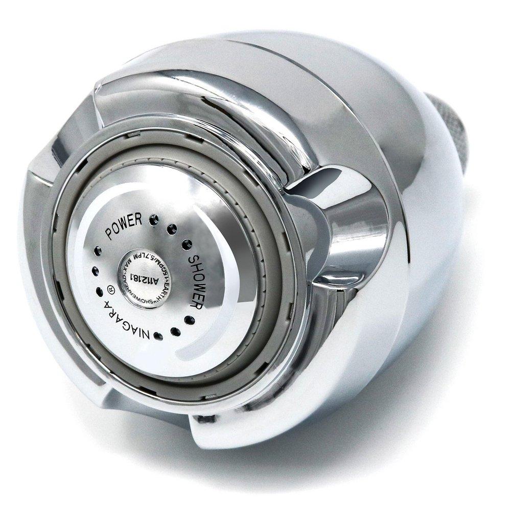 Niagara Polished Chrome Multi Function Jet and Massage Showerhead 