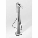 TOTO Polished Nickel Freestanding Tub Filler Trim with Single Lever Handle 