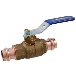 1/2 in. DZR Bronze Full Port Press 250# Ball Valve