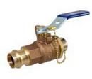 3/4 in. Bronze Full Port Press x GHT 250# Ball Valve