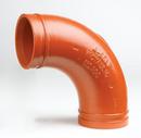 5 in. Grooved Painted Ductile Iron  Long Radius 90 Degree Elbow